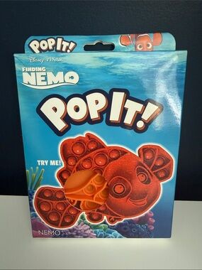 Disney Finding Nemo Orange Pop It! Sensory Fish Toy